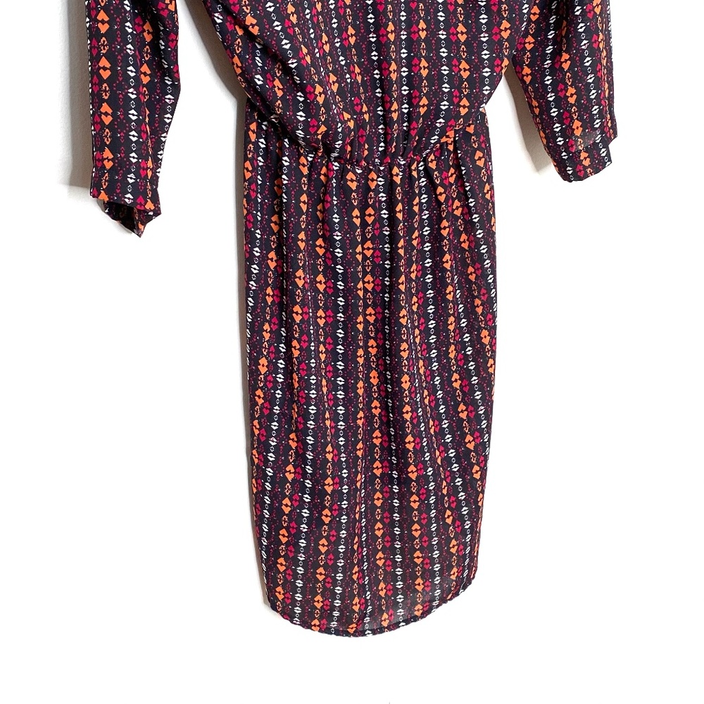 Eight Sixty 3/4 Sheath V Neck Patterned Dress View 6